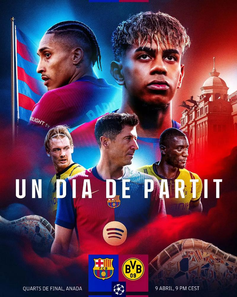 巴萨欧冠赛场已连续13场未零封,上次零封是上赛季14决赛对多特