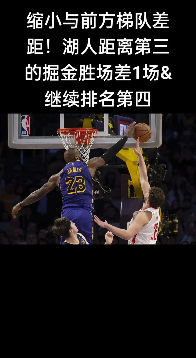 白热化！火箭&掘金&森林狼的胜场差一样均落后西三湖人2.5个胜场