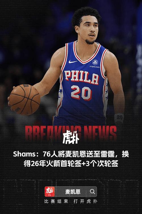 替补火力点！麦凯恩15中6&4记三分拿下18分3板1助1帽