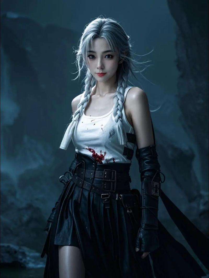 女主播晒《红色沙漠》COS！双手持剑英气无比数值纯粹就是大